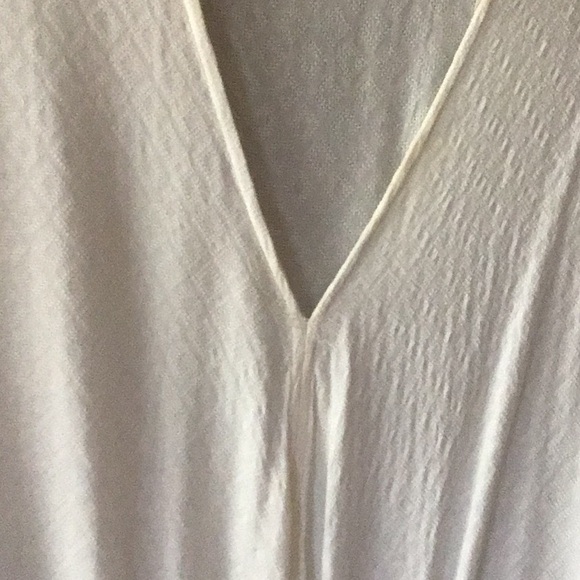 Lovestitch White Bell Sleeve Blouse with Tie Front - Picture 4 of 7